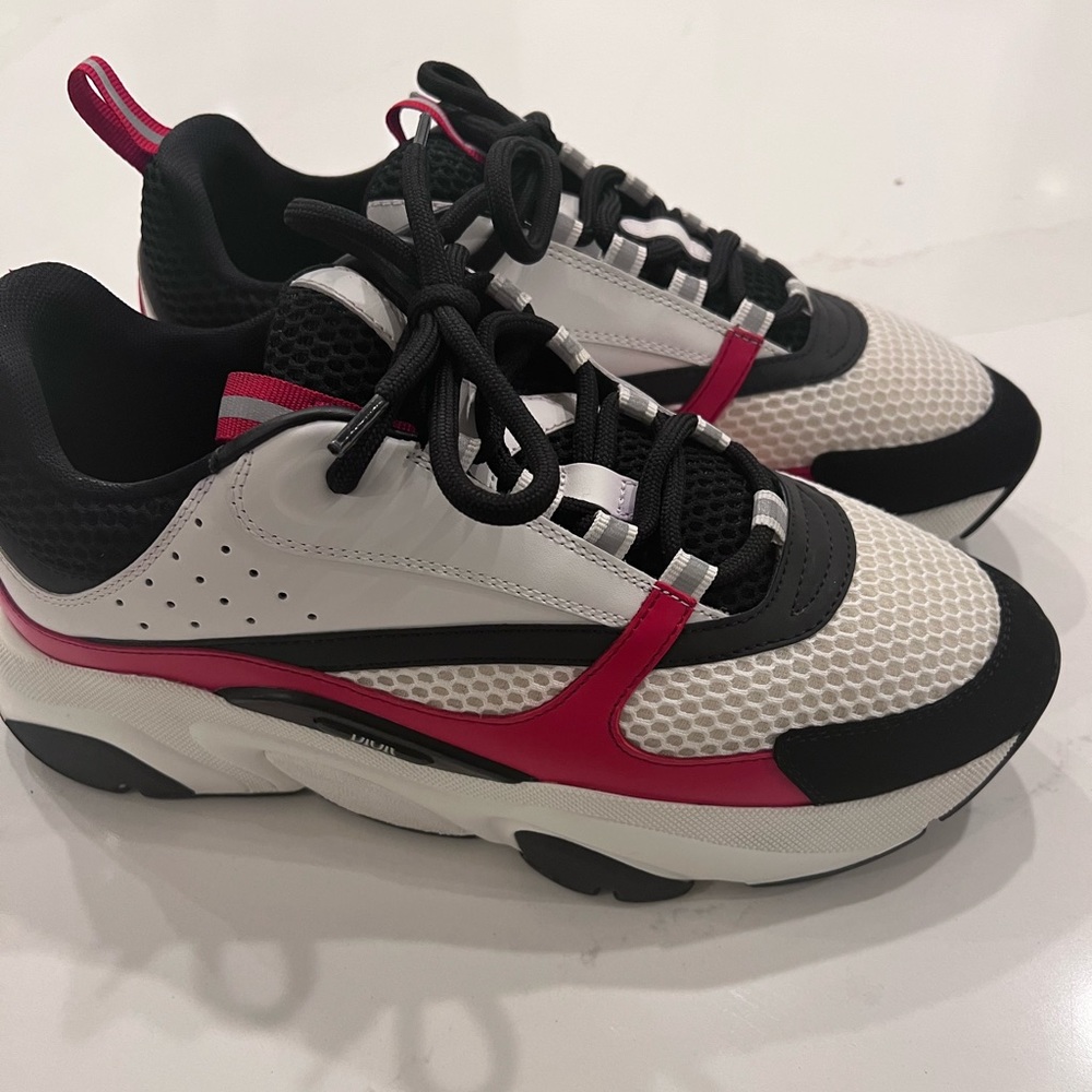 CHRISTIAN DIOR B22 SNEAKERS (red and black) - Picture 2 of 5